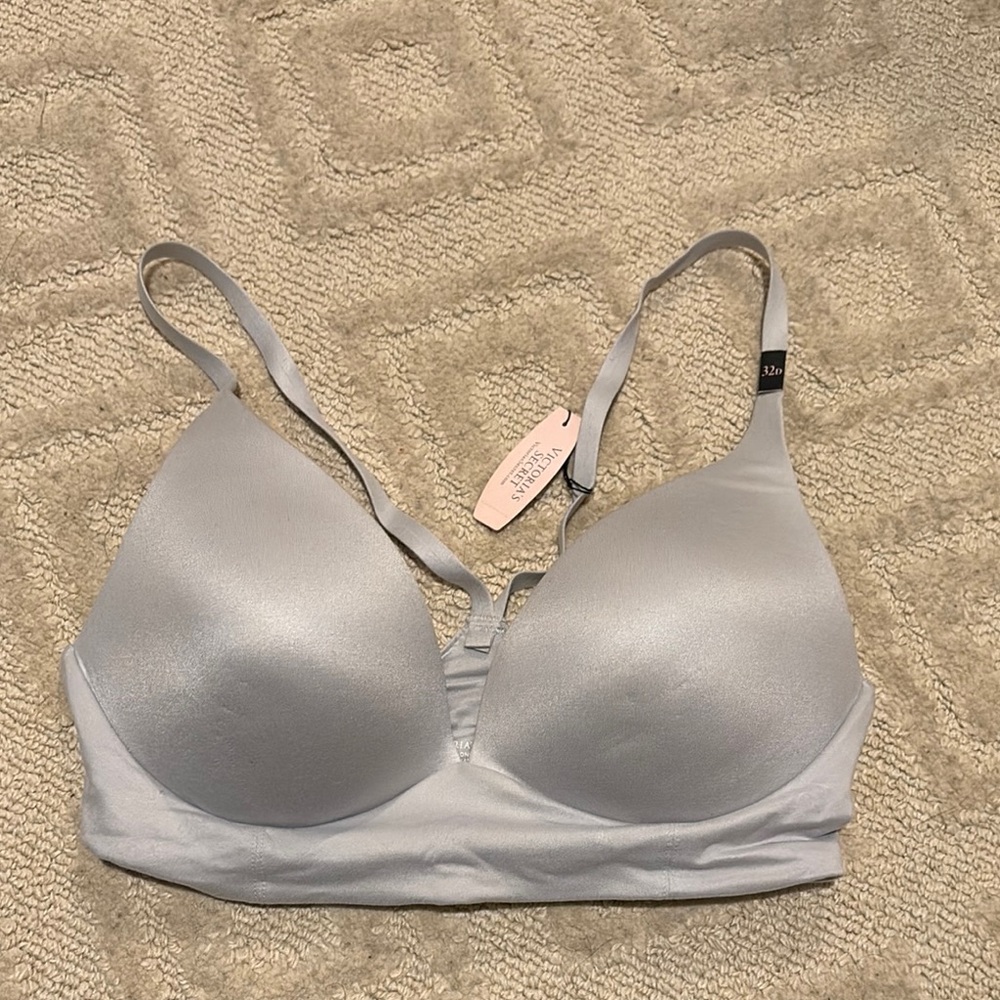 Victoria's Secret Gray T-Shirt Bra with Adjustable Straps